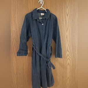 Girls 3/4 sleeve Denim dress size 7/8